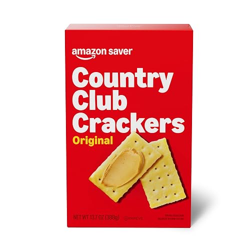 Amazon Saver, Original Country Club Crackers, 13.7 oz (Previously Happy Belly, Packaging May Vary)