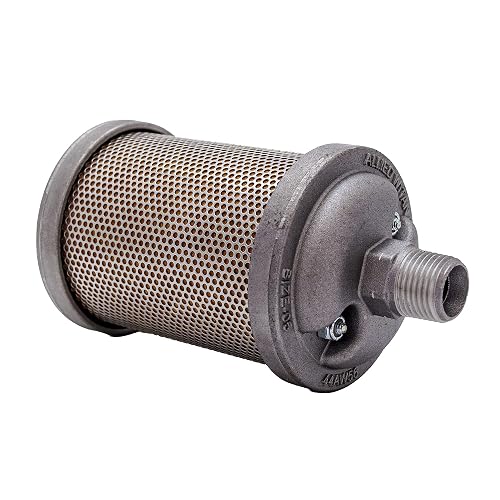 Industrial Service Solutions ALWITCO M05 Atomuffler Air Exhaust Muffler | 1/2 inches NPT Male, Single Chamber, 125 PSI | Replacement Part | General Purpose | for Compressed Air Equipment & Systems | ALWITCO M05 Atomuffler air exhaust muffler fits 1/2 in NPT male connections and handles up to 125 PSI.