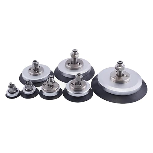 Universal Swing Suction Cup 150mm for PUGB Series Manipulator Vacuum Nozzle | nitrile rubber suction cup with universal swing head for industrial lifting and moving(PUBG-40)