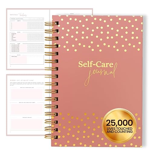 Daily Self Care Journal for Women - A5, Wellness Journal with Prompts - Goal Journal for Happiness,Mindfulness,Productivity & Personal Development - Reduce Stress & Improve Mental Health - Pink | Guided 90-Day Daily & Weekly, Undated Reflection Planner, Productivity