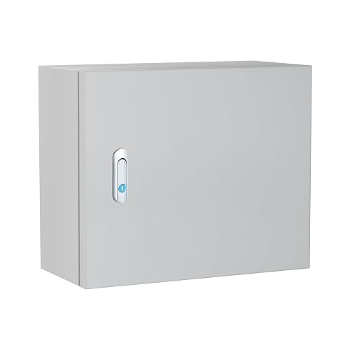 Metal Electrical Enclosure Box, Indoor&Outdoor Electrical Junction Box, Dustproof and Moisture Proof Metal Electrical Box with Safety Lock，Universal Electric Equipment Enclosure Box