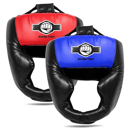 2 Pack & 1 Pack Boxing Headgear - Sparring Safety Head Guard for MMA, Kickboxing, Muay Thai, Boxing - Men, Women, Kids