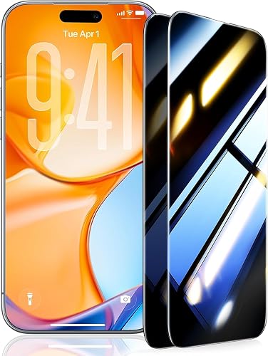 UltraGlass TOP 9H+ Armor for iPhone 17 Pro Max Privacy Screen Protector | NO.1 Military Grade Shatterproof, Privacy Screen 17 Pro Max Tempered Glass 17 ProMax, 100% Anti Spy, Longest Durable, 2 Pack