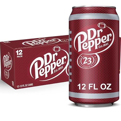 Dr Pepper Soda, 12 fl oz cans, 12 pack