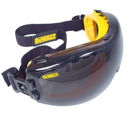 DEWALT Concealer Clear Anti Fog Dual Mold Safety Goggle Dpg82 Unisex Adult Tinted Anti Fog Adjustable Polycarbonate Full Rim