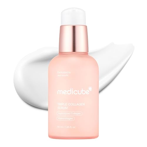 Medicube Triple Collagen Serum for Nourishment | Lightweight serum with Triple Collagen Complex, Niacinamide & Hyaluronic Acid, Korean Skincare, 1.85 fl.oz