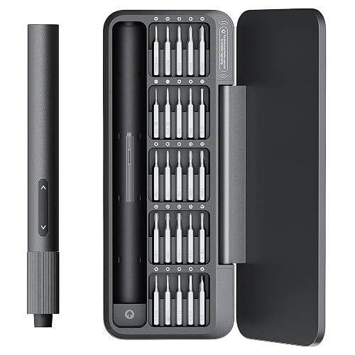 HOTO 25-in-1 Mini Electric Screwdriver, Precision Screwdriver Set | USB-C Rechargeable, Compact Magnetic Tool for Phone, Laptop, Camera, DIY Projects, Electronics Repair
