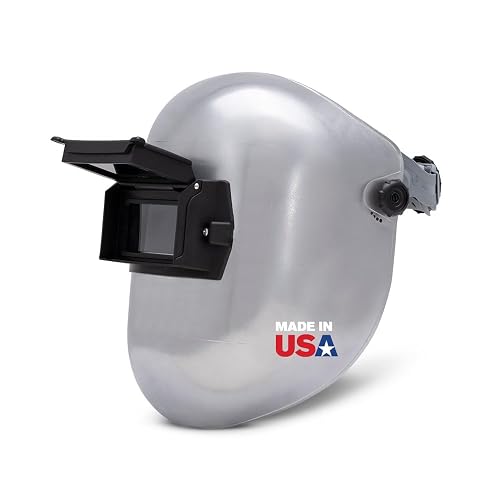 Jackson Safety PL280 Pipeline Welding Helmet Shade 10 Flip Front ANSI Z87.1 | Compact Bucket-style Welding Hood, Super Tuff Nylon, 2” x 4.25” Filter, For Pipeline Welding Applications, Made in USA