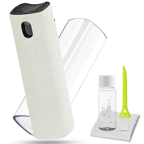walrfid Car Screen Cleaner Spray for Phone iPad Laptop Car Display - Cream | Electronic Touchscreen Cleaner Mist Cleaning Brush Kit for iPhone, MacBook, Tablet, PC, Computer, Monitor, LCD, Eyeglasses
