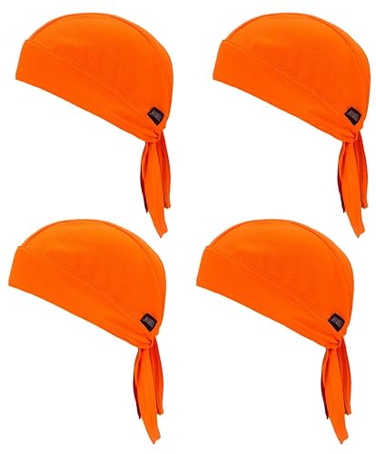 Cooling Do Rags Sweat Wicking Skull Caps Doo Rags Large Motorcycle Dew Rag Head Wrap Bandana Hats Liners for Men and Women