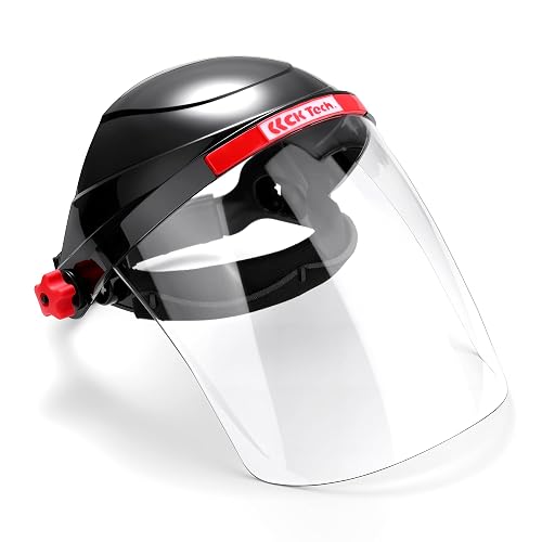Face Shield Mask Dust Safety Helmet Protection Grinding Shields Work | Woodworking Full Equipment Protective Clear Plastic Glasses Visor Hard Hat Cover Faceshield Cutting Guard Dexter Sheild