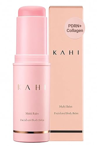 KAHI Wrinkle Bounce Multi Balm Stick - PDRN Collagen Facial & Body Balm | PDRN + Collagen, 48-Hour Hydration, Multi-Purpose Balm, Face Care, Eye Care, Lip Care, Neck Care, Makeup Base, Portable Stick