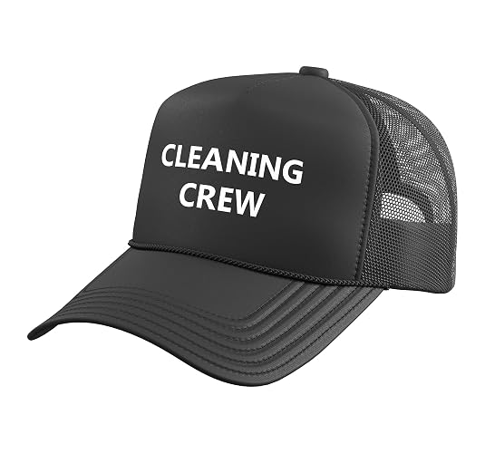 Cleaning Crew Janitor Janitorial Staff Maid Housekeeping Trucker Hat with Adjustable Mesh Back