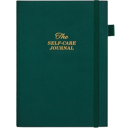 5 MINUTES A DAY Self-Care Journal, Wellness & Daily Reflection Notebook – Mental Health & Anxiety Journal for Women & Men – Self Care Planner, ADHD Planner with Mood Tracker – A5 Size (Dark Green)