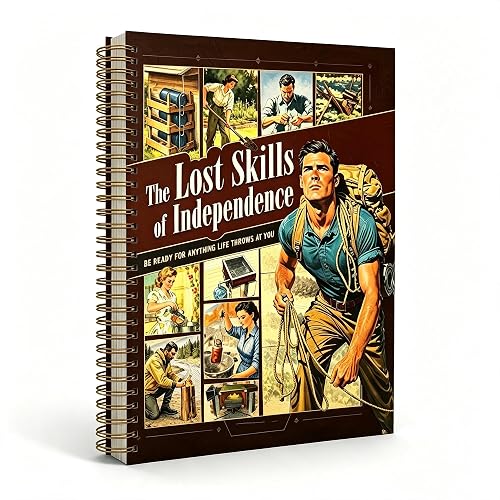 JBEIY Independent Living Skills: Be Ready for Anything Life Throws at You - Paperback Spiral-Bound Edition | 200 Forgotten Homesteading & Self-Reliance Skills Encyclopedia for Practical Everyday Life