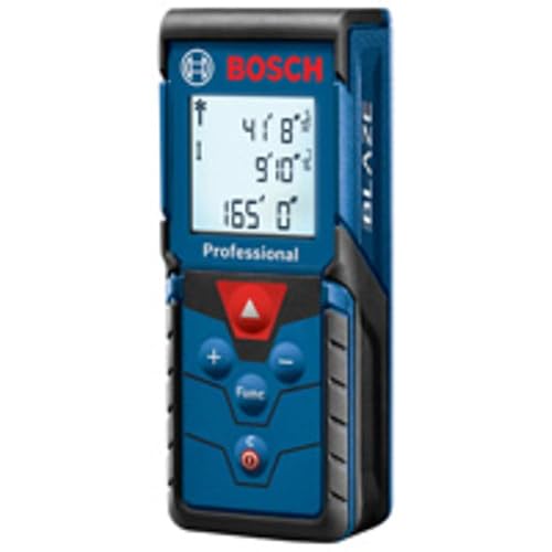 Bosch GLM165-40 Blaze™ Pro 165 Ft. Laser Measure, Laser Measuring Tool | Laser tape measuring tool with real-time measurement, backlit display, digital measurement, for DIY construction measurement