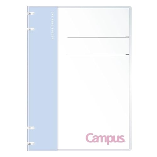 Kokuyo Newtro B5 Loose Leaf Binder, Campus Notebook-like Binder, 4 Holes, Fresh Purple, 99K L-NP704-L3