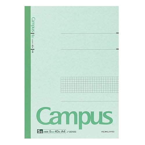 40 pieces of Kokuyo S & T campus special note ruled A4 5mm grid (japan import)