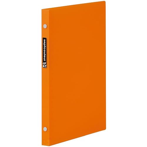 Maruman F083B-09 Loose Leaf Binder, A5, Septocrule 20 Holes, Orange