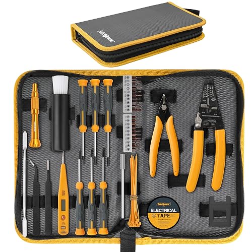 Hi-Spec Electronics Repair & Opening Tool Kit for Laptops Phones Devices | 39pc, everyday fixes made easier, organized portable storage, beginner-friendly selection, apartment and office tasks, tidy
