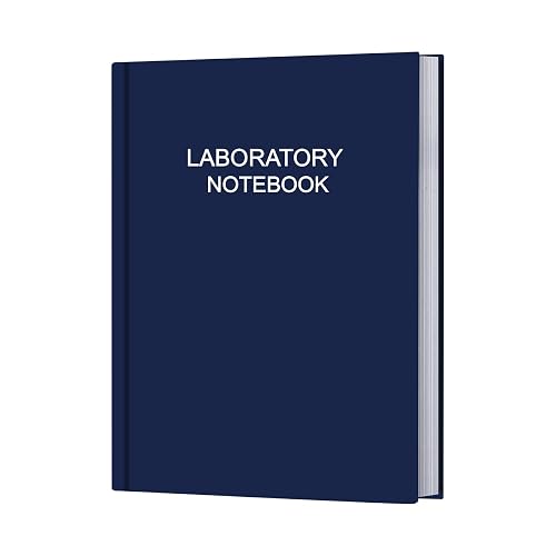 Lab Notebook/Laboratory Notebook - (.25" Grid Format), Laboratory Notebook Quad Ruled Science Lab Book with Grid Pages: Table of Contents for Chemistry, Physics, Biology, 8" x 10", Blue