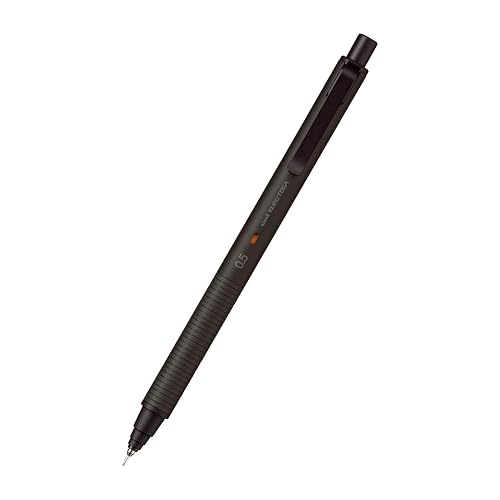 Uni Kuru Toga Metal Mechanical Pencil, Auto Lead Rotation, 0.5mm Fine Point, All-Metal Body, Nocturne Black, M5KH1P.24