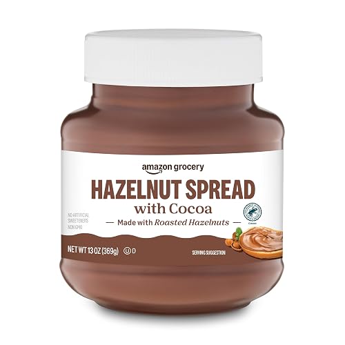 Amazon Grocery, Hazelnut Spread With Cocoa, 13 Oz