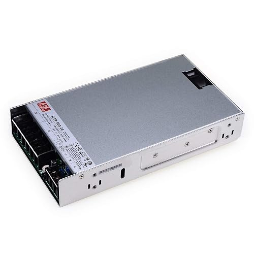 Mean Well RSP-500-24 DC Power Supply 500W/24V/21A PFC for 3D Printer, LED Strip Light, Industrial Control System NES/SE/S