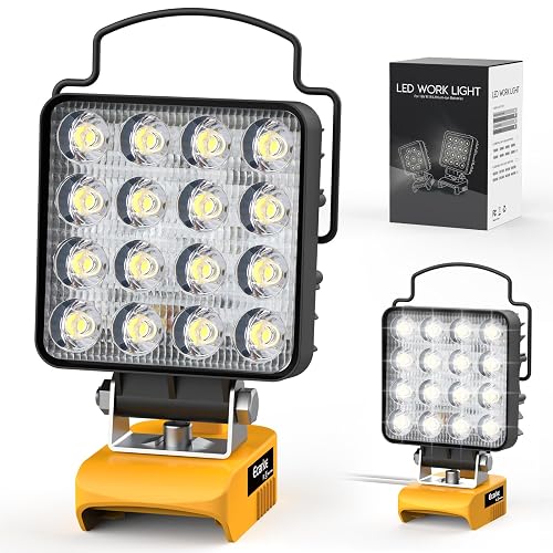 LED Work Light Compatible with DeWALT 20V Battery, 112W 11200LM,Tool Only