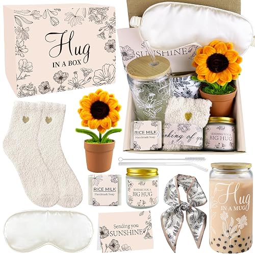 Get Well Soon Gifts Baskets for Women Self Care Gifts Feel Better Soon Gift Baskets Sympathy and After Surgery Recovery Gift for Women Friends Mom Sister Grandma