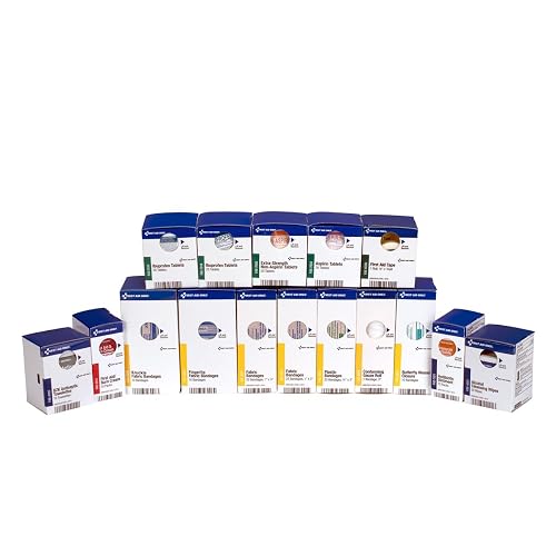 First Aid Only SmartCompliance 50-Person First Aid Refill, 237 Pieces | Restock a SmartCompliance cabinet with 237 first aid supplies, including bandages and wound care essentials.