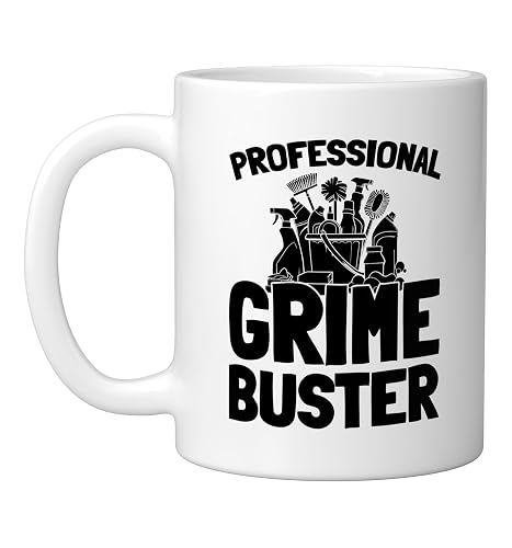 Cleaner Housekeeping - Sanitation Janitorial Cleaner Ceramic Mug, White