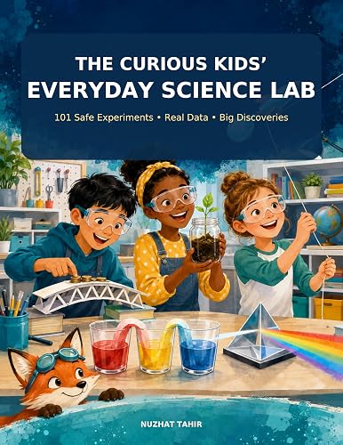 The Curious Kids’ Everyday Science Lab: 101 Safe Hands-On STEM Experiments with Real Data, Simple Explanations, and Exciting Challenges for Kids Ages 8–12