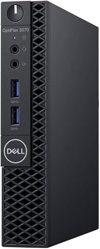 Dell Optiplex 3070 Micro PC | Windows 11 Pro | Intel i5-9500 | 16GB RAM + 500GB SSD | 5G WiFi + BT | Mini Desktop Computer (Renewed)