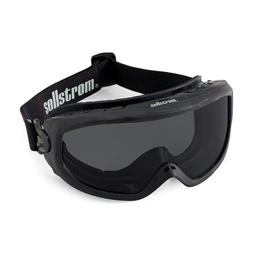 Sellstrom Odyssey II Wildland Anti-Fog Fire Safety Goggles, ANSI & NFPA 70E | Heat-Resistant Non-Vented Goggles for Brush/Forest/Wild Fires, Men & Women, Prevents Smoke, Ash & Debris, Fits Over Glasses