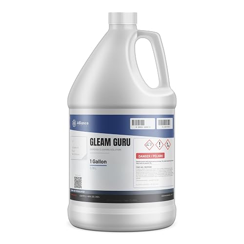 Alliance Chemical Ultra Strength Gleam Guru - Clear Ammonia-Enhanced - 1 Gallon (128 fl oz) - Cleaning Solution for Superior Shine