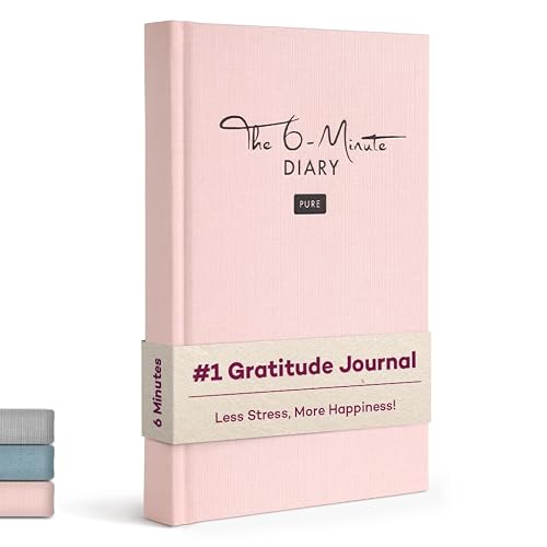 6-Minute Diary Pure – 3 Million User Gratitude Journal for Women w/ Prompts – Guided Self Care Journal Based on Positive Psychology – Daily Manifestation Journal for Self-Love & Mindfulness