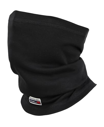 TICOMELA FR Neck Gaiter 7oz Lightweight Flame Resistant Welding Hood Face Mask, NFPA2112 CAT2 Fire Safety Protection
