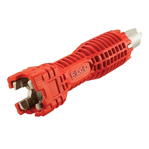 RIDGID 57003 EZ Change Plumbing Wrench Faucet Installation and Removal Tool | Quick-Change Design | Reaches Tight Spaces | Simplifies Under-Sink Tasks | Comfortable Grip | Versatile Plumbing Applications