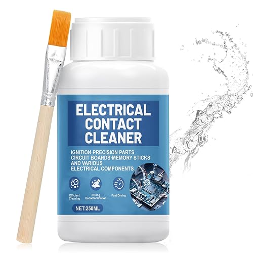 250ML Electronic Contact Cleaner Deep Clean & Protect Circuit, Fast Dry | Circuit Board Cleaner for Printed Circuit Boards, Switches & Connectors, Hardware to Remove Dust, Increases Conductivity