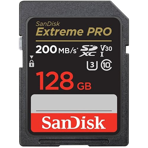 SanDisk SDSDXXD-128G-ANCIN 128gb Extreme Pro Sd Flsh 200/140mb/s Rw C10 Uhs | U3