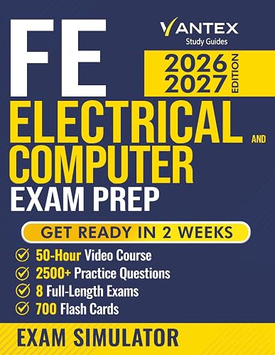 FE Electrical and Computer Exam Prep: All-in-One Study Guide with 2500+ Exam-Style Problems, 8 Full-Length Tests, and Strategies to Spot Trick ... Successful Students (VANTEX FE Exam Preps)