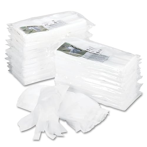 UNGER DS50Y Produster Disposable Replacement Sleeves, 7-Inch X 18-Inch, White, 50/Pack