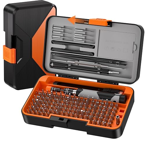 166 in 1 Precision Screwdriver Set: Magnetic Electronics Repair Kit with Extension Rod & Pry Tools, Professional Computer Tool Kit for iPhone, Laptop, PC, MacBook, PS5, Xbox, Watch, Camera, Glasses