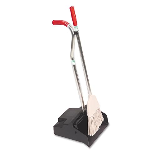 Unger ErgoTec® Dustpan/Broom, 12" Wide (UNGEDPBR) Category: Dust Pans
