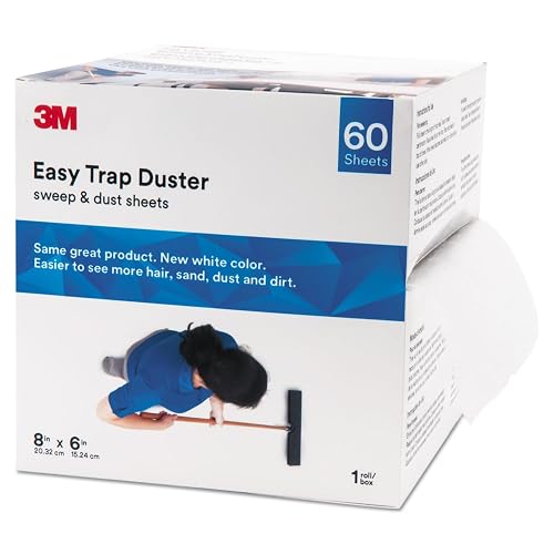 3M MMM59152W 8 x 6 in. White Easy Trap Duster - Pack of 60