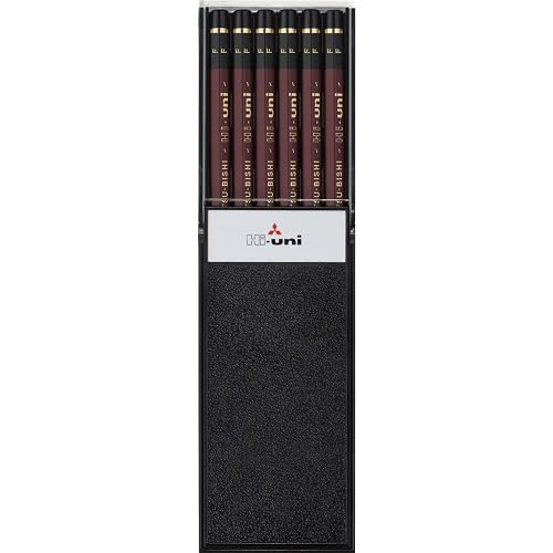 Uni Wooden Pencil, F, Box of 12 (HUF)