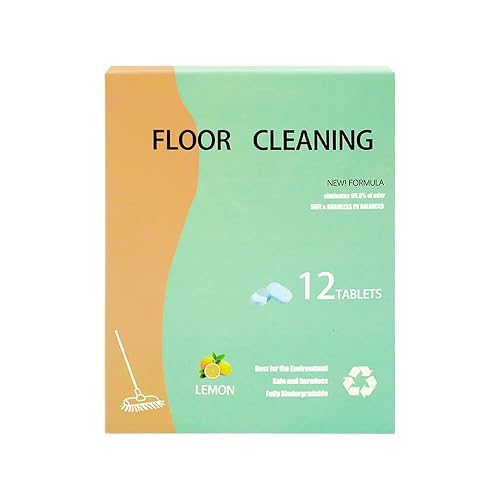 Floor Cleaning Solution Tablet Deep Cleans, With Refreshing Scent, 1-Set, Household Floor Cleaners, Janitorial And Sanitation Supplies, Gentle Formula, For Home Kitchen Workplace