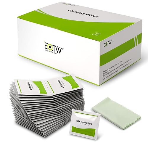 EOTW Computer Screen Wipes Individually Wrapped Pre-moistened Electronic Monitor Cleaner Cleaning for iPhone iPad Tablet PC Keyboard Laptop, Pack of 120