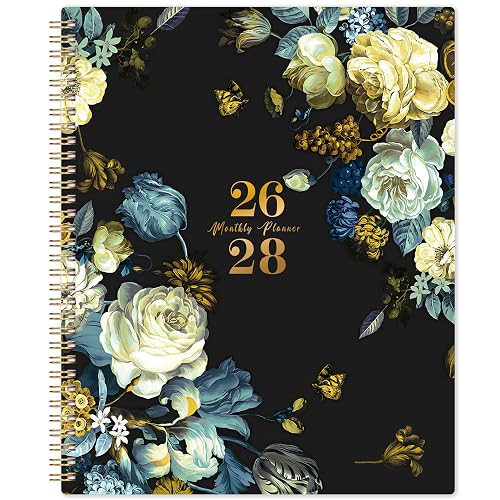 Monthly Planner 2026-2028 - 2 Year Planner 2026-2028 | JUL. 2026 - JUN. 2028, 9'' x 11'' with Coated Tabs, Inner Pocket, Inspirational Quotes
